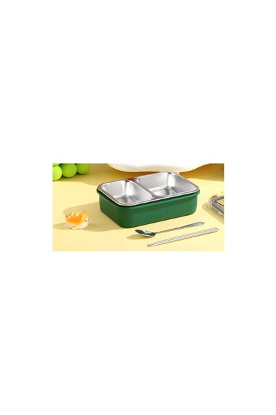 Vagonlife Vgn-7155 Steel Lunchbox-Green