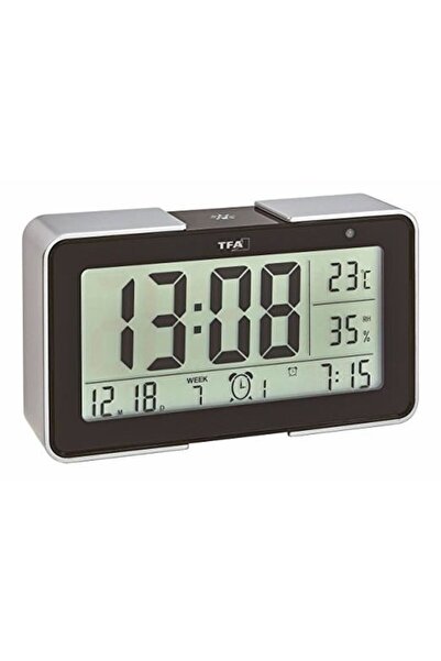 Evelise Termometru si higrometru cu senzor de lumina negru TFA 60.2540.01