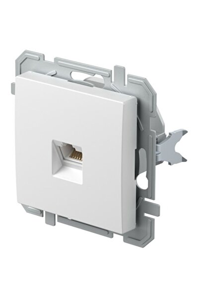 TEM Priză de date CAT6 SCH KS RJ45 8/8, Alb polar, Fără ramă