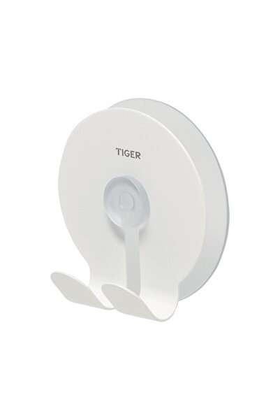 Tiger Twin White Bathroom Hook