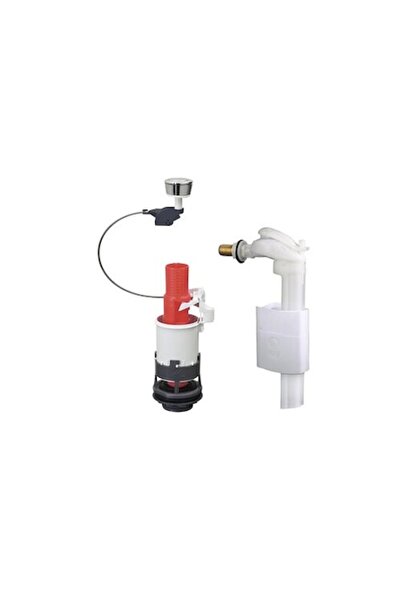 Clasic WC Mechanism, Push Button Operation, With Float Valve 3/8”