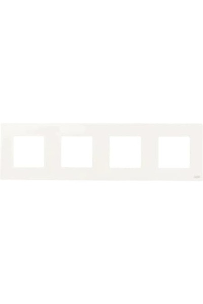 ABB Zenit 4 Posturi Frame, Alb