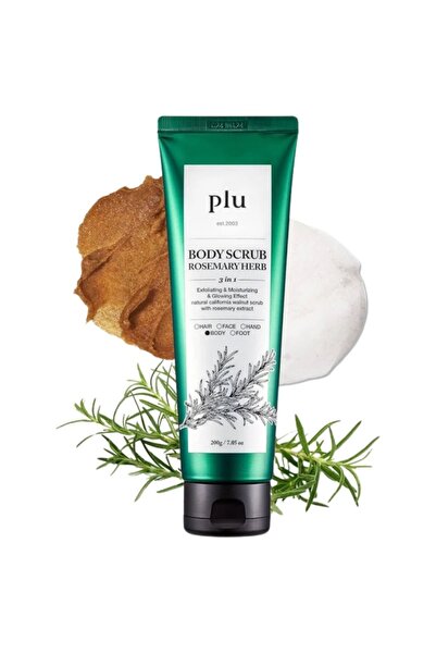 PLU Original Body Scrub Rosemary Herb - Biberiyeli Vücut Peelingi 200 gr