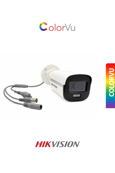 Hikvision DS-2CE10DF0T-PF 3.6mm ColorVu Gece Renkli Bullet Kamera 2MP AHD