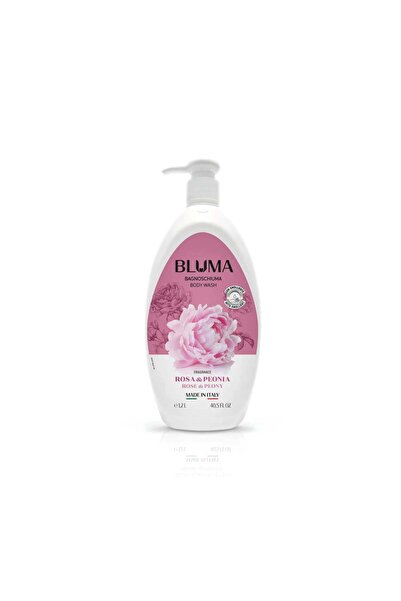 BLUMA Gel de duș cremos cu parfum de trandafir și bujor, ROSA & PEONIA, 1.2 l