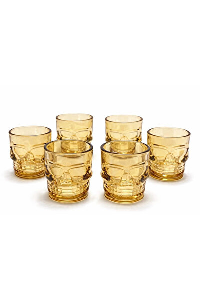 Livenda 6-piece skull glass shot glass liv3760