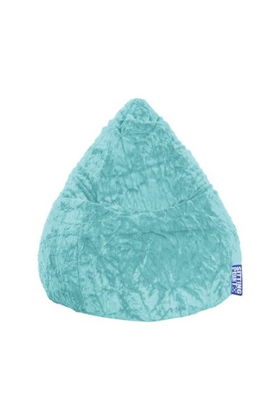 Clasic Beanbag Chair Sitting Point Fluffy XL Green 70x110 cm
