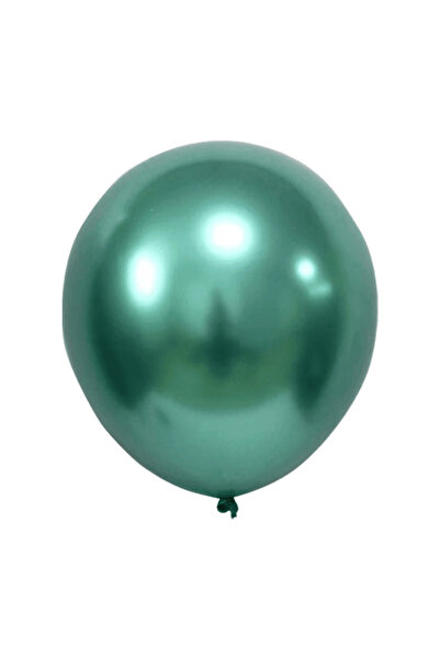 Baloane De Poveste Set 5 Baloane Latex 46 cm Crom - Verde Pădure