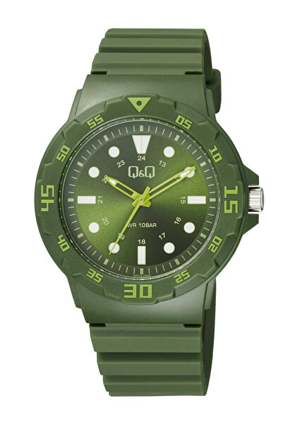 Q&Q Ceas Bărbați/Copii VR18J009Y, Sport, Rezistent la apă 10 ATM, Curea Silic...
