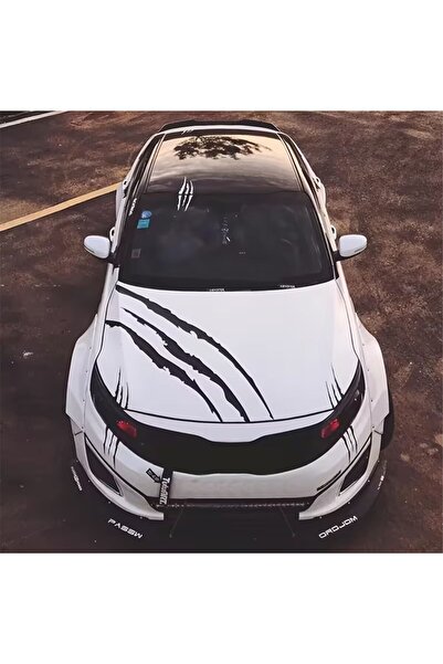 ÖZGÜL REKLAM Pençe izleri sticker seti Motor Sticker - Bisiklet Sticker - Ara...