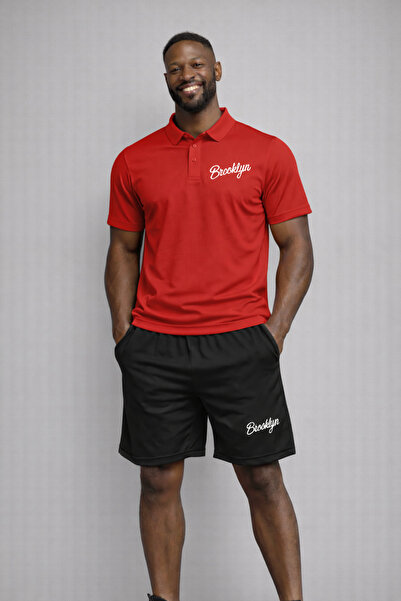 NOFLEN Elyazı Brooklyn Men's 2-Piece Polo Collar Tracksuit Set