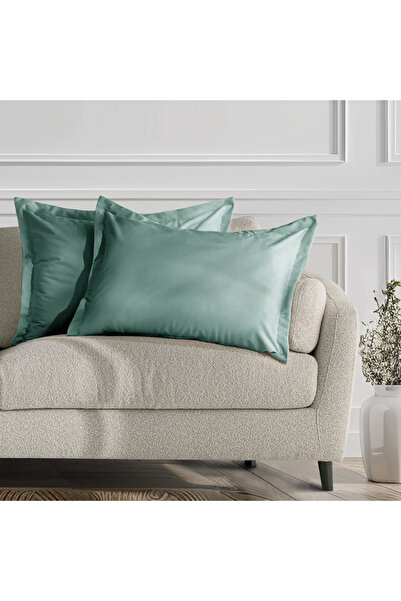 Amelia Home Set 2 huse perne decorative din catifea cu tiv, Velvet, 220 g/m2,...