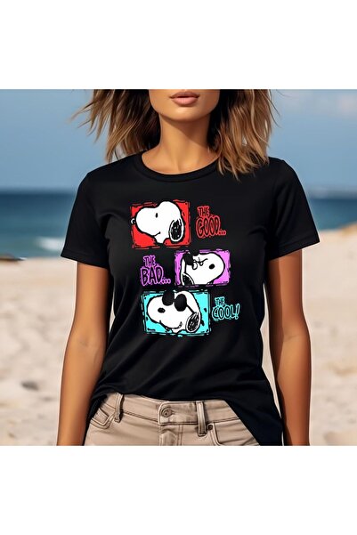 EFFRENATU Women's Text Printed T-Shirt – Round Neck, Short Sleeve, Casual