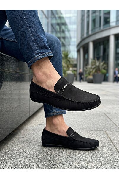 KAFKASLAR AYAKKABI Genuine Oil-Toured Leather Soft Non-Slip Sole Orthopedic D...