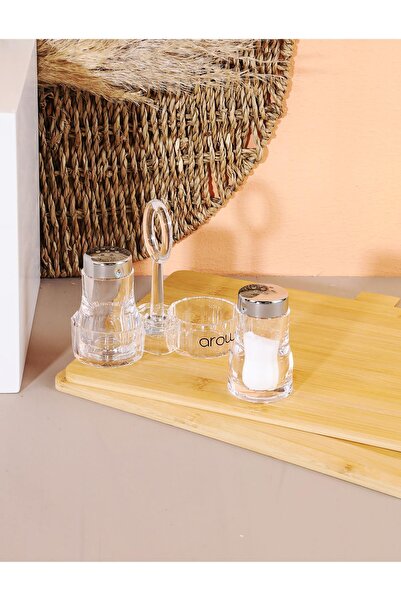 AROW طقم ملحية أكريليك شفافة للجنسين مكون من قطعتين، رمز الموديل: M-466 شفاف