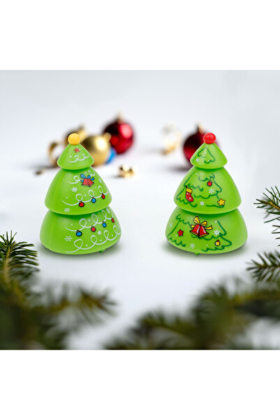 FAMİLY Christmas tree on rolls - 6 x 5 x 4 cm