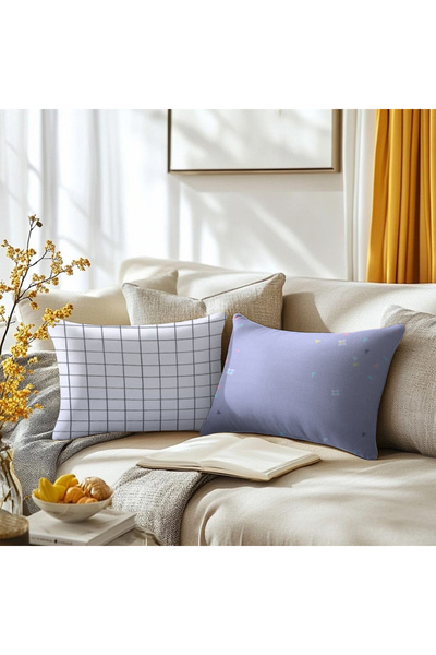 Deco King Set 2 huse pernute decorative din bumbac cu fermoar, Ducato, 50x60 ...