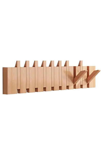 SMANIA PianoRack™ piano key wooden coat rack (light-brown)