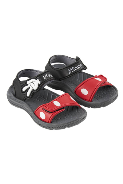 Disney Mickey Mouse Sandale de plajă Mickey Mouse cu talpă EVA neagră, mărime...