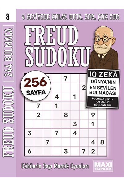 MAXİ Sudoku Yaratıcı İnsanların Sayı ve Mantık Oyunları 8