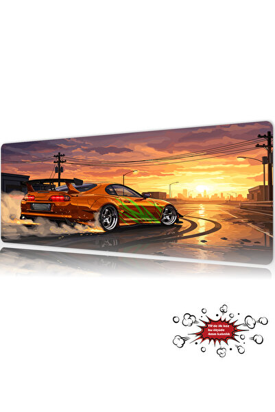 urzuva Araba Modelleri Asphalt Drift Gaming Oyuncu XL Mouse Pad Mousepad 90X4...