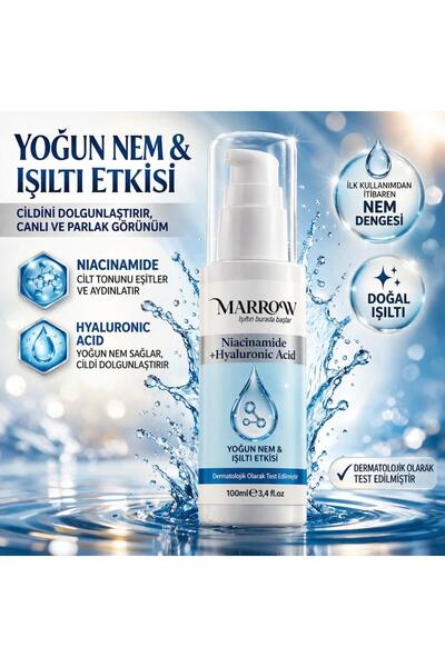 Bone Marrow EL VE YÜZ BAKIM KREMİ NiACİNAMİDE +HYALURONİC ETKİLİ