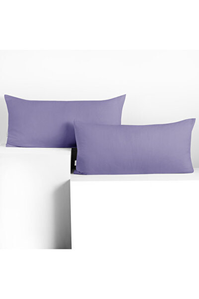 Deco King Set 2 huse perne decorative din bumbac cu fermoar, Amber, 135 g/m2,...