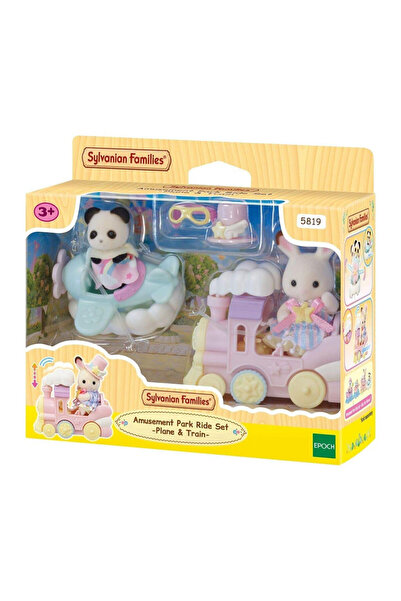 SYLVANIAN FAMILIES Lunapark Oyun Seti Uçak ve Tren 5819