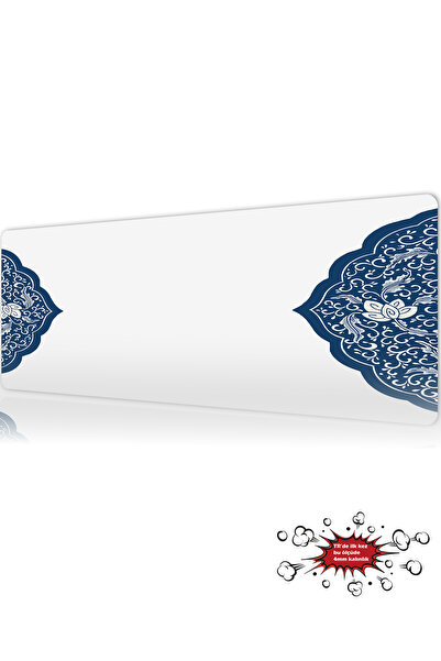urzuva Imperial Blue Gaming Oyuncu XL Mouse Pad Mousepad 90X40 cm 3Mm Dikişli...