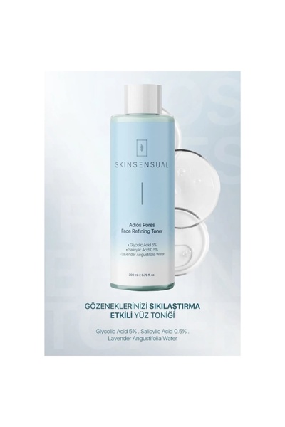 Skin Sensual Adiôs Pores Gözeneklere Elveda Tonik 200ml