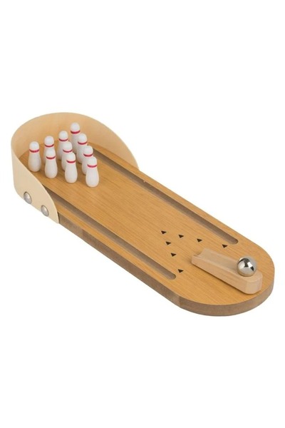 ZanaCasei Ξύλινο Επιτραπέζιο Παιχνίδι Μπόουλινγκ