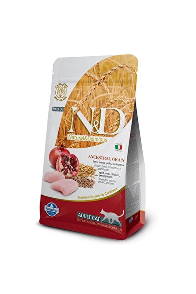 N&D Düşük Tahıllı Tavuklu Narlı Yetişkin Kedi Maması 5 kg