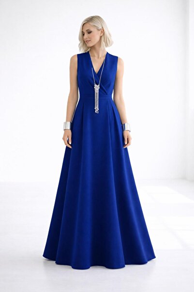 SERAVENZA COUTURE Maxi Boy Double-Breasted Stylish Event Dress Cou-92