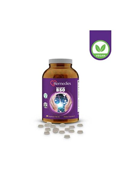 iremedies iBalanced B-50 Complex – مكمل فيتامين ب المتكامل للطاقة ودعم التوتر...