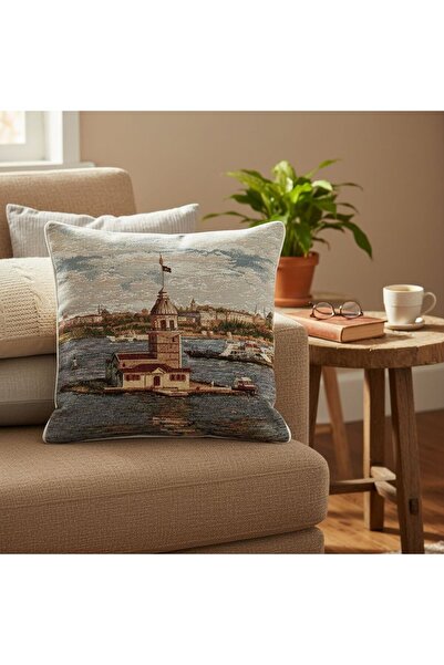 Yeshome Collection كارلا لورين-32 غطاء وسادة مزخرف بنمط اسطنبول ذو وجهين مقاس...