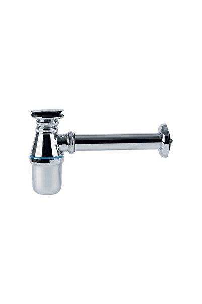 APLUS KROM KAPLAMA TASLI T TİPİ LAVABO SİFONU (1 ¼” Bağlantılı)