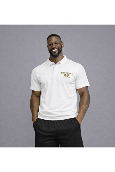 NOFLEN Men's Monte Carlo Printed Polo Neck T-Shirt