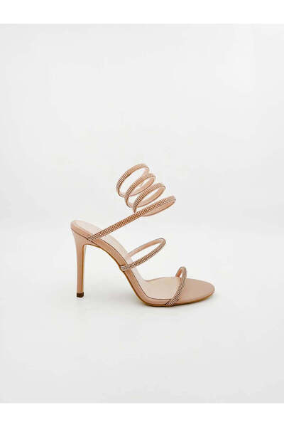 TUCİNO EMBELLISHED SANDALS IN NUDE