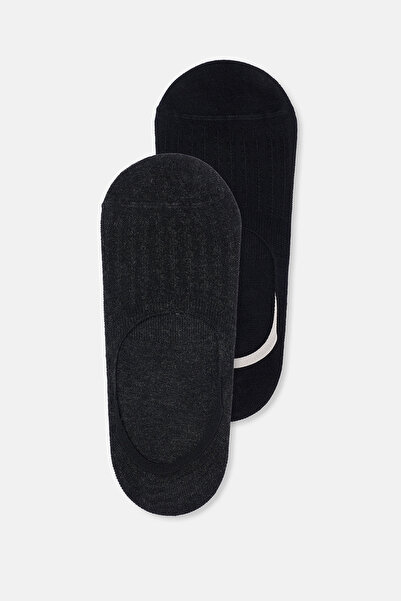 Dagi جوارب رجالية غير مرئية من الخيزران مكونة من قطعتين