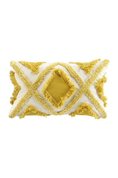 Amelia Home Perna decorativa din bumbac stil boho, Marissa, 154 g/m2, 30 x 50...