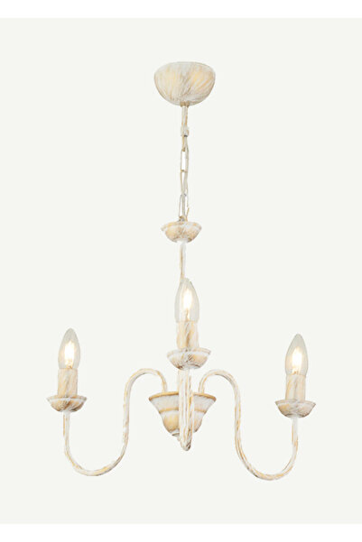 Bella Maison Luz 3'lü Avize Beyaz (45x46 cm)