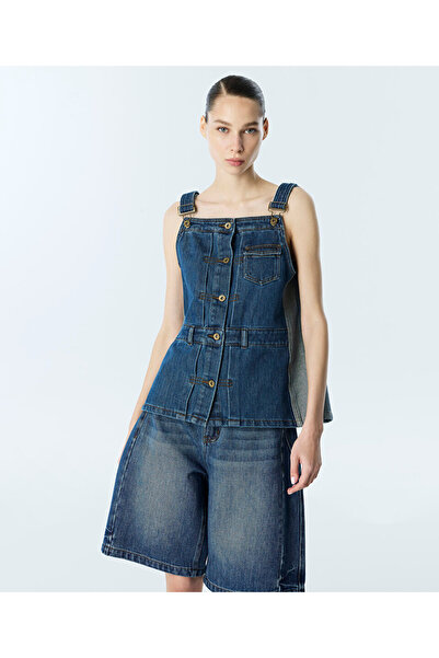 Twist KONTRAST DENİM YELEK