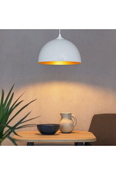 Luxera Lighting TABLE LAMP WHITE 1XE27 26W