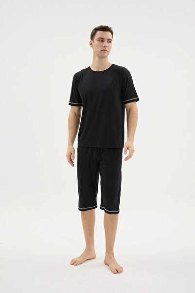 KLY طقم كابري مودال برقبة دائرية 26254