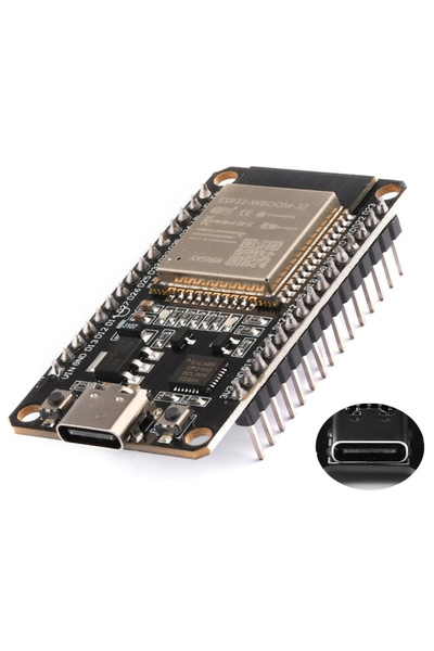 Voltaj ESP32 WiFi Bluetooth Geliştirme Kartı CP2102 Type-C 30 Pin