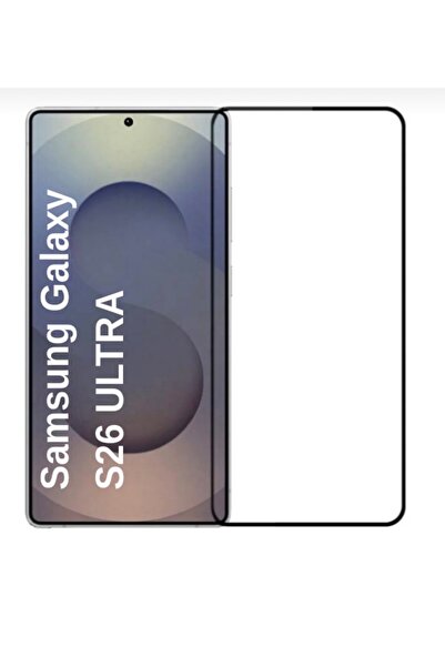 SOLİD CASE Samsung Galaxy S26 Ultra Compatible Unbreakable Glass Full Coverag...