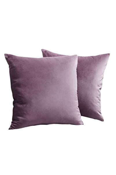 Five Store Set 2 huse pernute decorative din catifea cu fermoar, 45x45 cm, Ma...