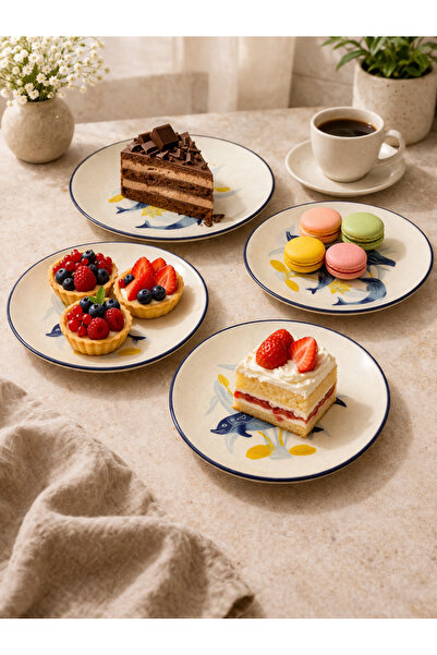 M'art Home طبق كيك إيمروز يونس 6 قطع 19 سم.