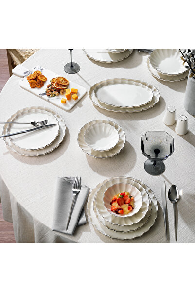 Schafer Evelynn Yemek Takımı 29 Parça-Platin