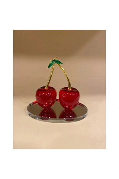 Generic Brand Cherry Crystal Ornament